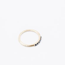 Load image into Gallery viewer, 9kt gold Petite Sapphire Stacking Ring