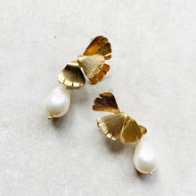 Load image into Gallery viewer, bridal earrings organic earrings floral earrings