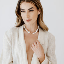 Load image into Gallery viewer, The Twin Pearl Necklace