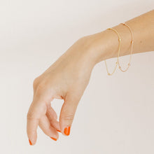 Load image into Gallery viewer, Silver / Gold- plated Astro bracelet