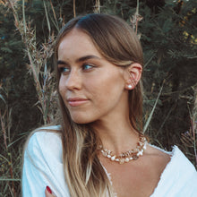Load image into Gallery viewer, The Serenity gemstone and pearl necklace