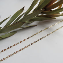 Load image into Gallery viewer, 9kt Gold Mini Paperclip Bracelet