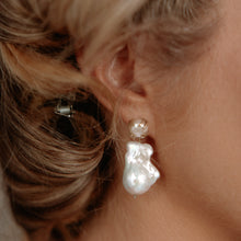 Load image into Gallery viewer, Bold Pearl Drop Earrings