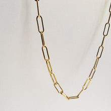 Load image into Gallery viewer, 9kt gold Paperclip Chain