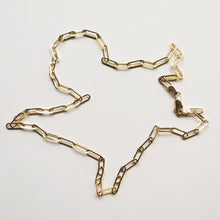 Load image into Gallery viewer, 9kt gold Paperclip Chain