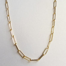 Load image into Gallery viewer, 9kt gold Paperclip Chain