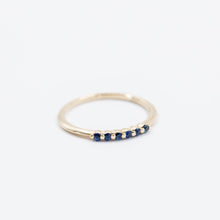 Load image into Gallery viewer, 9kt gold Petite Sapphire Stacking Ring