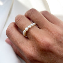 Load image into Gallery viewer, Infinity Freshwater Pearl Ring