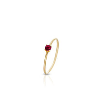 Load image into Gallery viewer, Ruby stacking ring
