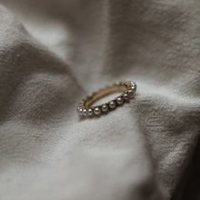 Load image into Gallery viewer, Small freshwater pearls set in a band of 9ct gold. A modern heirloom pieces to pass on to the next generation.