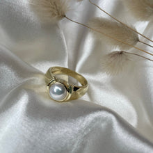 Load image into Gallery viewer, Art deco pearl ring