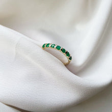 Load image into Gallery viewer, 9kt Gold Bold Emerald Ring
