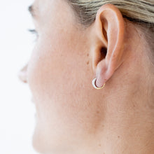 Load image into Gallery viewer, Two-Tone Huggies
