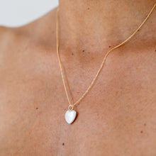 Load image into Gallery viewer, Pearl Heart Charm
