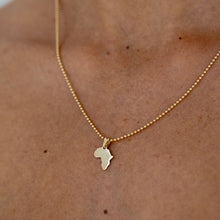 Load image into Gallery viewer, 9kt Gold Africa Pendant
