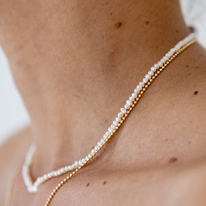 Charlotte Seed Pearl Necklace