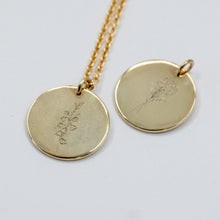 Load image into Gallery viewer, Birth Flower Pendant Necklace
