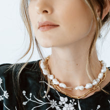 Load image into Gallery viewer, The Twin Pearl Necklace
