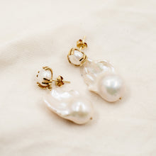 Load image into Gallery viewer, Bold Pearl Drop Earrings
