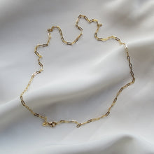 Load image into Gallery viewer, 9kt Gold Mini Paperclip Necklace
