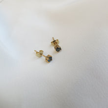 Load image into Gallery viewer, 9kt Gold and Topaz Studs
