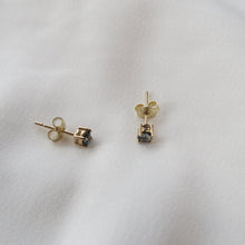 Load image into Gallery viewer, 9kt Gold and Topaz Studs
