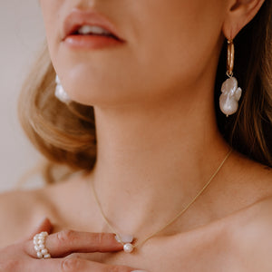 Adah baroque pearl earrings